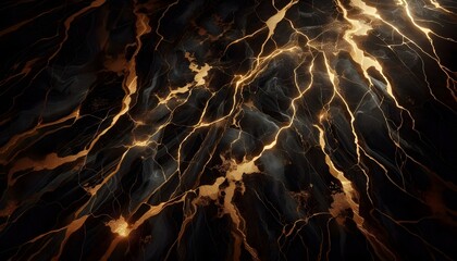 Intricate veins of marble