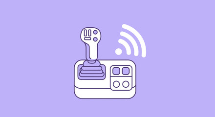 Fototapeta premium Innovative Wireless Controller With Advanced Connectivity For Remote Operations And Systems