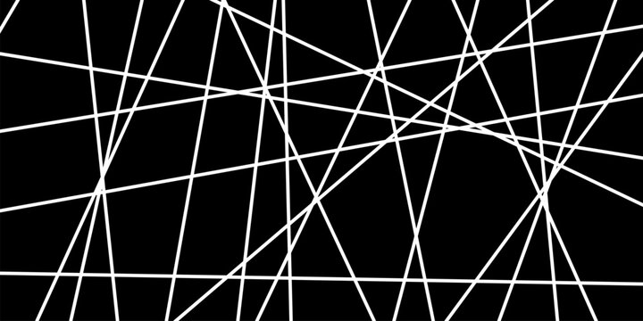 Bold abstract graphic pattern featuring straight line forms in random chaos. A chaotic straight line design for modern geometric visuals.
