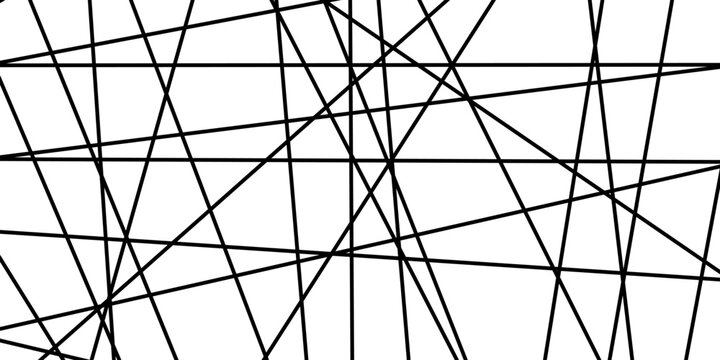 Creative abstract pattern with chaotic straight line texture and random geometry. A chaotic straight line graphic that brings visual chaos.