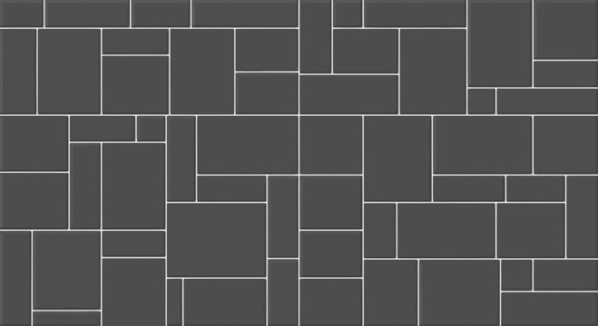 Modern Geometric Dark Grey Rectangle Pattern With White Lines Abstract Design For Creative