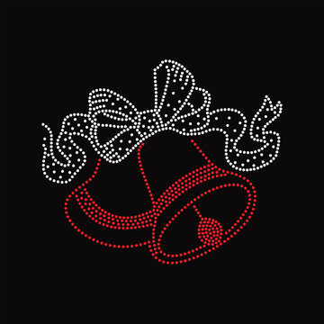 Rhinestone Hotfix Design Vector Template