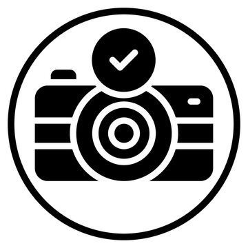 camera glyph icon