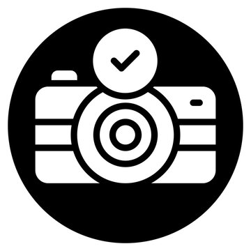 camera glyph icon