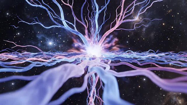 Electric Neural Connections Across Luminescent Flow.