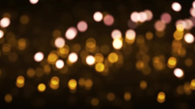 Abstract bokeh background with sparkling particles