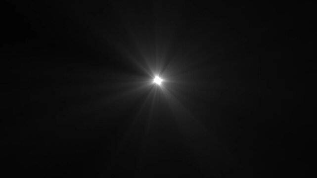 Abstract Volumetric light animation background. Light rays. Seamless loop