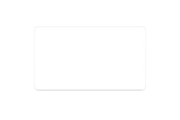 Blank white rectangle with rounded corners on a black background, representing a clean slate or template
