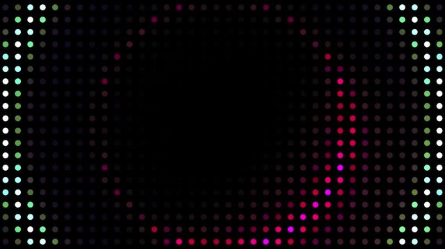 VJ Circle Polkadot Animation Loop Video Background