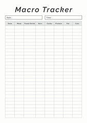 Macro Tracker