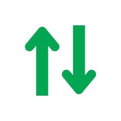 Up Down Arrow Icon PNG with Transparent Background