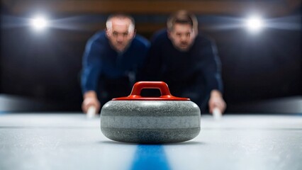 Curling Skip Strategizing with Hand Gestures in a Gigapixel Standard v2 4x View on the Ice