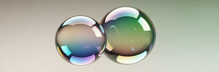Iridescent Spheres with Colorful Reflections