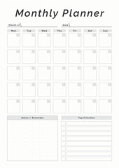 Monthly Planner
