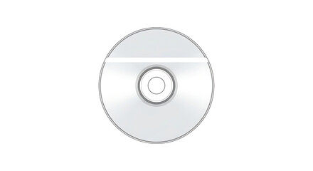 A white oval object isolated on transparent background