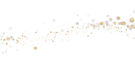 Obraz premium Elegant Gold Glitter Bokeh in Darkness