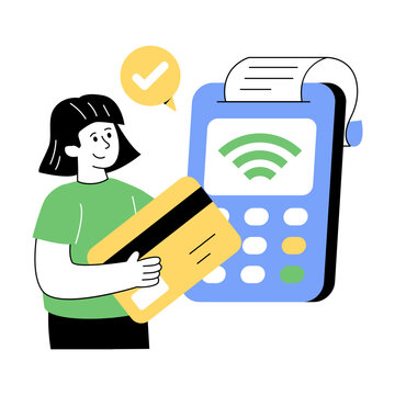A premium download illustration of point of sale
