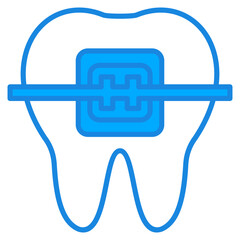 Dental Braces Icon For Design Elements