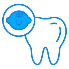 Pediatric Dental Icon For Design Elements