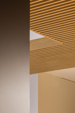 Wooden Slat Ceiling With Skylight Analysis, Review Of Daylight And Acoustics In Timber Slat Ceiling
