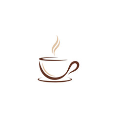 Fototapeta premium Minimalist coffee cup illustration