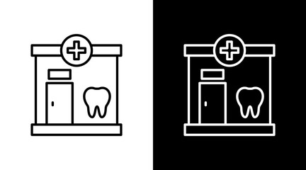 Dental Clinic Icon For Design Elements