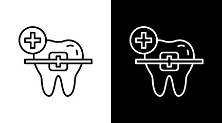 Orthodontic Care Icon For Design Elements