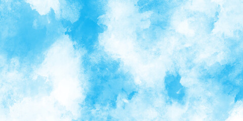 Fototapeta premium abstract blue watercoloAquarelle paint paper textured canvas element fabstract blue watercolor splash background, texture of watercolor. or text design, greeting card,r splash stroke background