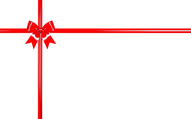 silicone latex bow on a transparent background