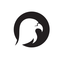 Obraz premium Falcon Eagle Bird Logo Template vector