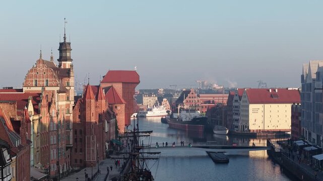 Gdansk, Poland- View of the Old Town	