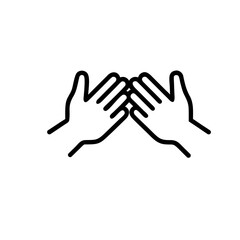 Fototapeta premium two hands holding hands