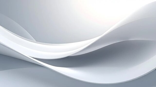 4k Light grey white looped gradient abstract background. Business video corporate presentation. Endless pure tech transition. Blank space for text. Moving straight soft border.