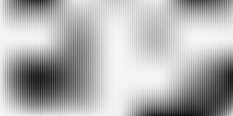 Digital halftone transition effect with vertical stripes on white
