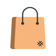Shopping bag icon. illustration of a shopping bag. Suitable for use in e-commerce, retail, and marketing materials.