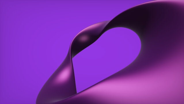Mobius loop 3d illustration