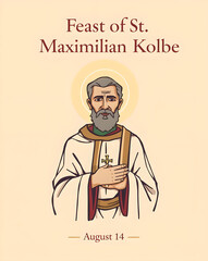 Feast of St. Maximilian Kolbe August 14 Christian Martyr