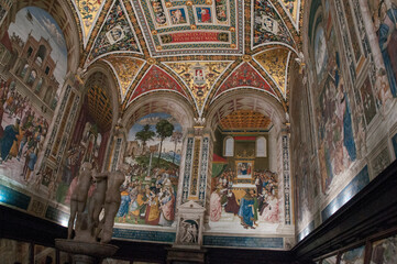 Naklejka premium Siena la città del palio