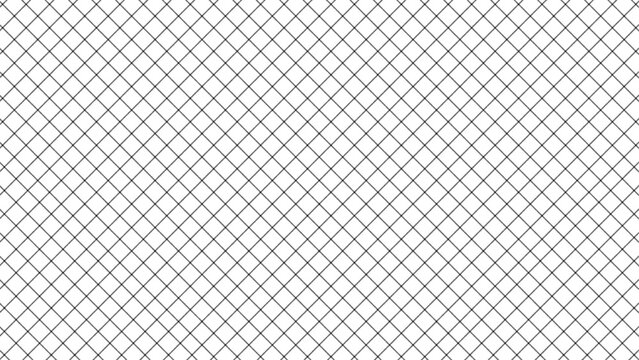 手書きの黒い斜めグリッドのテクスチャ - シンプルでモダンな方眼パターンの背景素材 - 16:9