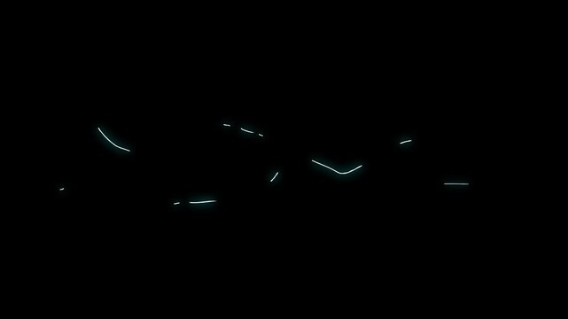 Cartoon lightning thunder boom FX with glowing doodle sparks, vibrant hand drawn energy flashes, shining sparkle explosions and smoke bursts, 2D animation overlay on alpha transparent black screen