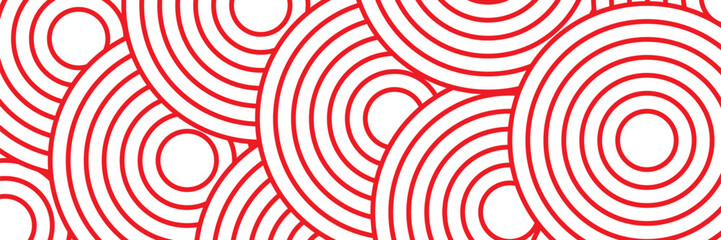 Abstract Red Gold Lines Round Shape Luxury Pattern Background, white and gold background round shape. vector