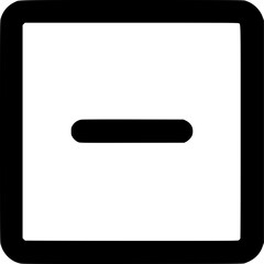 Downtime Notice: Minimal black and white vector icon representing service downtime or unavailability using abstract inactive or paused forms, without power or network symbols.