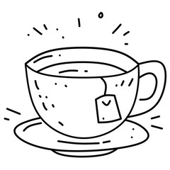 Tea Hand Drawn