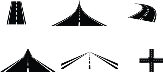 collection of various road types and intersections © Saidurra12