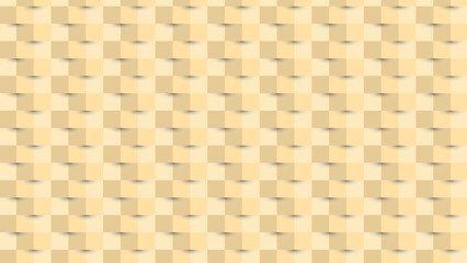 Abstract Orange Wall Block Pattern Background with Soft Shadow