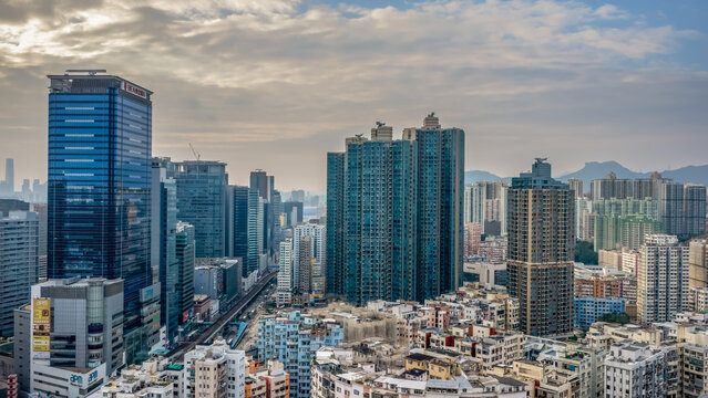 Nov 2 2025 Kwun Tong Residential Buildings in Urban Daylight Scene