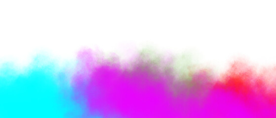 Fototapeta premium Vibrant colorful abstract background with pink blue and red gradient on transparent background