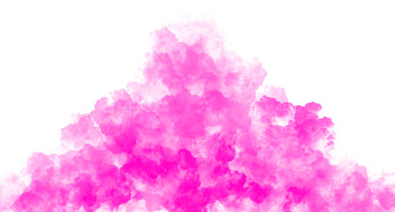 Obraz premium Dreamy pink dust cloud splash for fashion and beauty concept