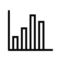 Bar Chart Icon in Outline