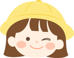 Fototapeta premium 소녀 얼굴